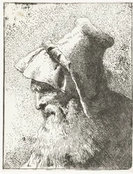 Man with Beard and Hat (Collection of Heads)