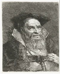 Man with Beret (series title: Collection of Heads)