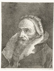 Man with High Collar of Cloak (Collection of Heads)