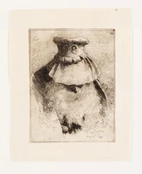 Man with a Large Hat