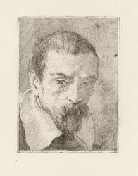 Old Man with a Beard and a Bare Head, from the Raccolta di Teste (Collection of Heads)