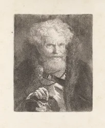 Old Man with a Helmet, from the Collection of Heads