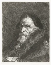 Old Man in Fur Coat Collection of Heads (series title) Raccolta di Teste (series title)