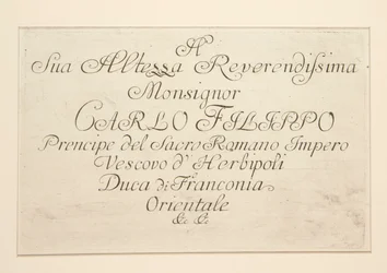 The Dedication, from the series Idee pittoresche sopra la fuga in Egitto (Flight into Egypt)