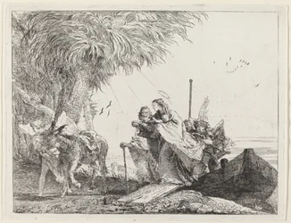 The Holy Family Disembarking