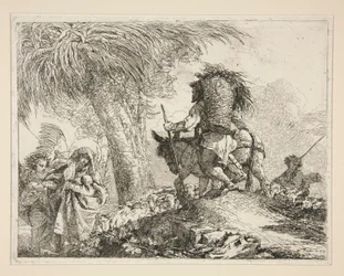 The Virgin and Child with Joseph, from the series Idee pittoresche sopra la fuga in Egitto (Flight into Egypt)