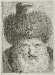 Turk with Fur Hat, from the Raccolta di Teste (Collection of Heads)