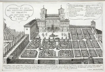 View of the Gardens and Palace of the Grand Duke of Tuscany, Rome