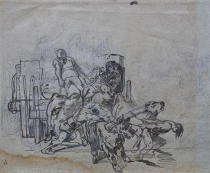 Cart with four oxen