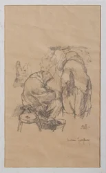 Women at the Market 1918