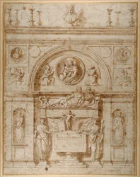 Design for a Wall Tomb in the Etruscan Manner