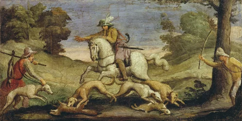 Hunting Hares, 1615