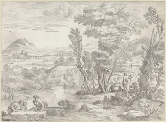 Landscape with Four Gamblers