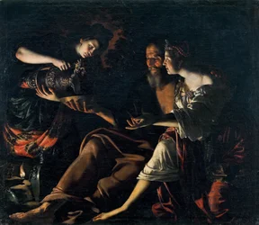 Lot and his Daughters, 1617