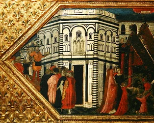 Cassone Decorated with a Scene of the Palio of S. Giovanni