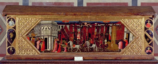 Cassone Decorated with a Scene of the Palio of S. Giovanni