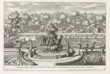 Fountain of the Aquile Estensi in the Gardens of the Villa d