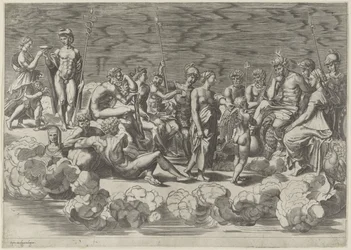Gathering of the Gods on Olympus
