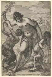 Venus Whipping Cupid with Roses