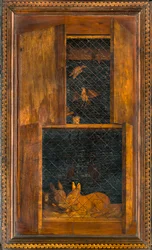 Lignaean Canonical Choir, Inlaid by Giovanni Maria Platina 1484, Superior Stall