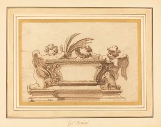 Study for a Reliquary Sarcophagus