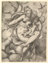 Venus and Cupid in the Clouds, 1568