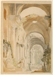 Roman Ruins with Figures