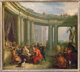 Concert in a Circular Colonnade of Doric Style