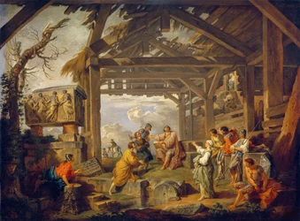The Sibyl of Cumae Prophesying the Birth of Christ