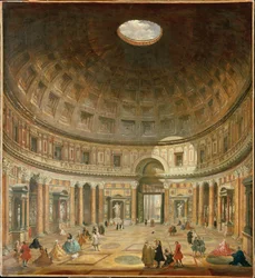 The Interior of the Pantheon, Rome