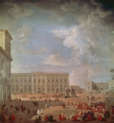 View of Quirinale and Piazza di Monte Cavallo