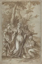 The Finding of Moses, ca. 1671