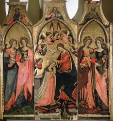 Triptych of the Coronation of the Virgin