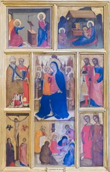 Virgin Mary and Child with Saints and Scenes from the Life of Christ