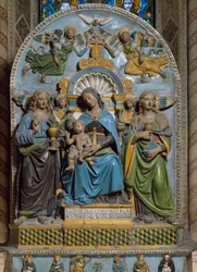 The Virgin and Child with Saint Madeleine and Saint John Evangelist