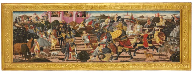 The Slaying of Goliath, from the Front of a Cassone