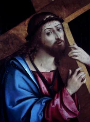 Christ Carrying the Cross, by Girolamo Marchesi known as Cotignola (ca 1471-1540)