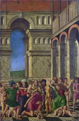 Girolamo Mocetto (c. 1458-1531), The Massacre of the Innocents, ca. 1510-1520. National Gallery, London. 67.9 x 44.5