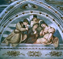 The Concert: wind instruments, lunette