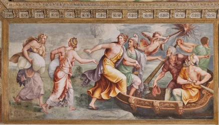 The Abduction of Helen, The Trojan Horse, Chamber of Troy (Sala di Troia)