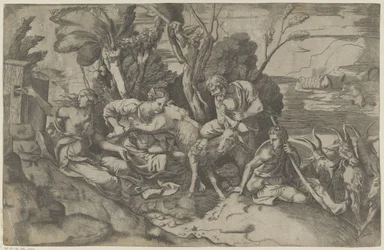 Jupiter Nursed by the Goat Amalthea
