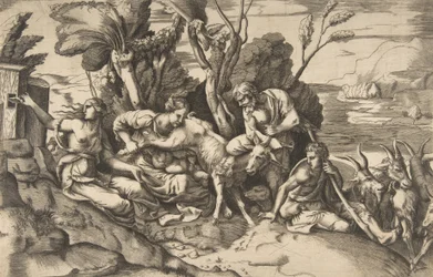 Jupiter Suckled by the Goat Amalthea