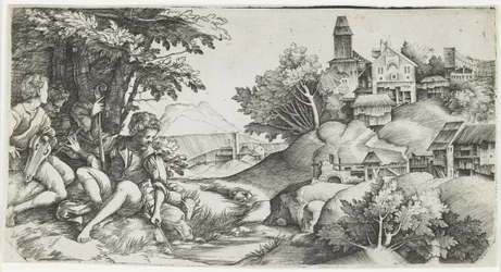 Shepherds in a Landscape, c.1517-1518