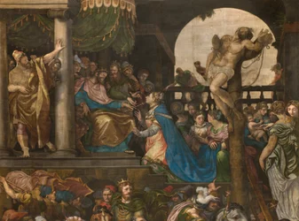 Wall Opposite to the Counterfacade of the South Transept, Triumph of Mordecai (detail)