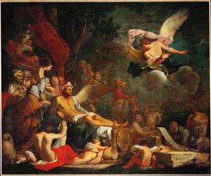 Iris as messenger in the realm of Hypnos