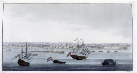 View of the City of Paramaribo (Guyana) - in 