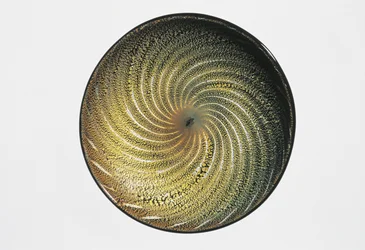 Close-up of a Plate, Murano, Venice, Veneto, Italy