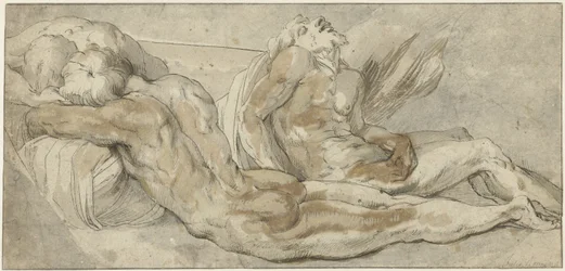Three Reclining Men