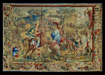The History of Scipio: The Battle on the Plateau, Fourth Piece of the Tapestry