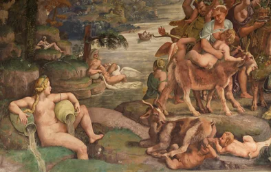 Wedding Feast of Cupid and Psyche (detail)